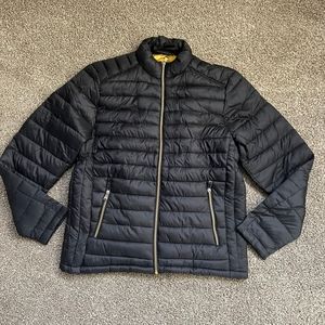 Men Puffer Jacket Lightweight Warm Winter Jacket Men's Casual Zipper Pockets Sta